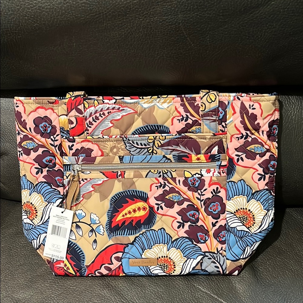 Vera Bradley small vera tote in botanical beauty